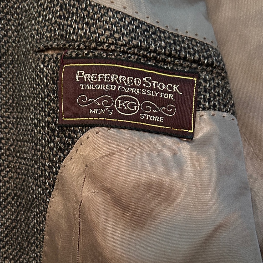 Men's Brown Textured Sport Coat - Tailored Single-Breasted Blazer - Picture 7 of 15